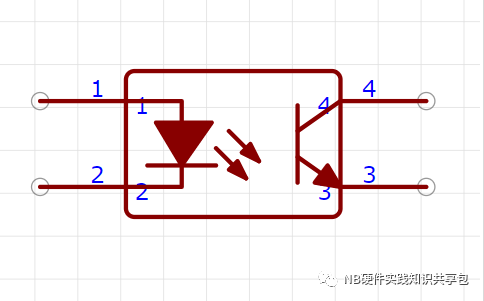 光耦雷火竞技 雷火平台原理图符号和参数详解(图1)